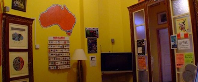 aboriginal Hostel common room