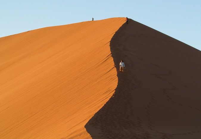 The famous Dune 45 in Namibia