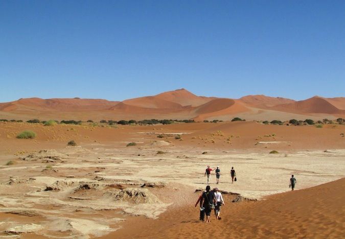 The red dunes of Deadvlei, Namibia