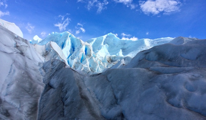 Walking across Perito Moreno Glacier was like being on another planet.