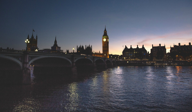 Vacationing in London, England with Big Ben on the cheap