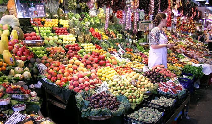 巴塞罗那的Boqueria