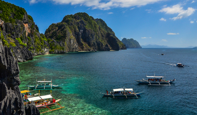 traditional boat in the Philippines 