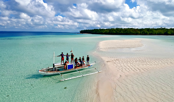 traditional boat in the Philippines 