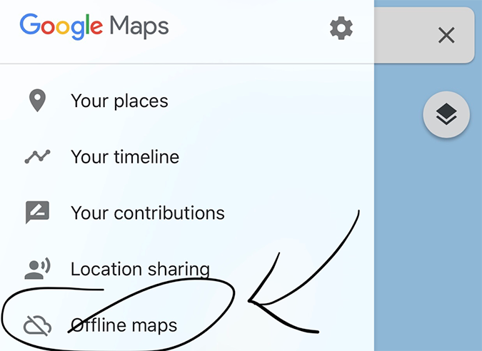 downloading offline maps