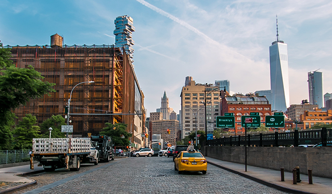 street view in Tribeca