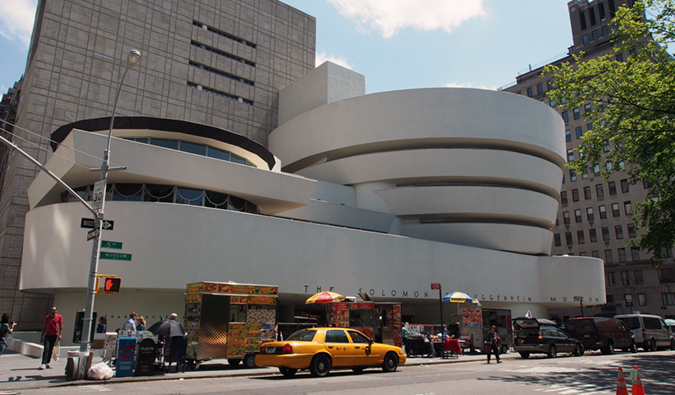 The famous Guggenheim Museum in New York City