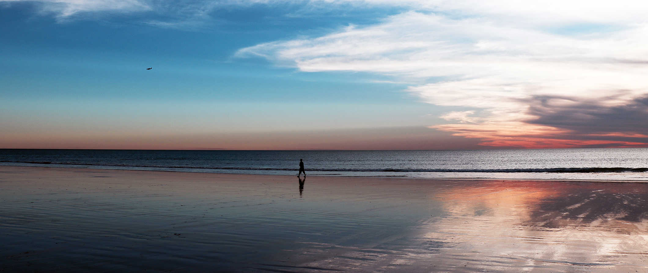 The stunning Cable Beach at sunset in Broome, Australia