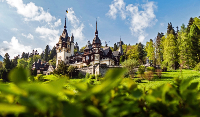 One of the many historical and beautiful castles of Transylvania, Romania