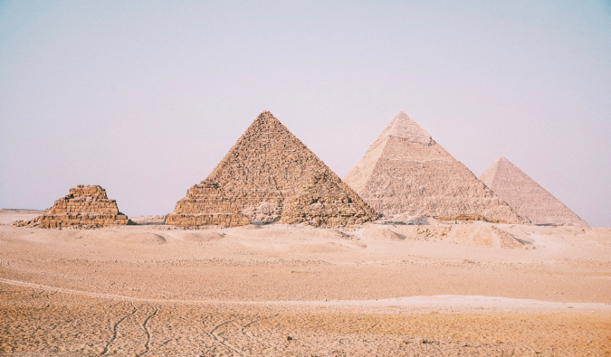 The Pyramids of Giza in Egypt