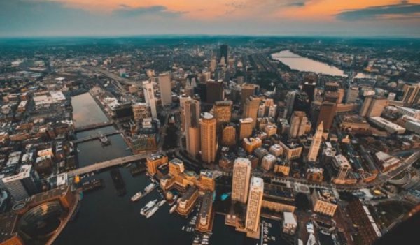 A view overlooking Boston, USA