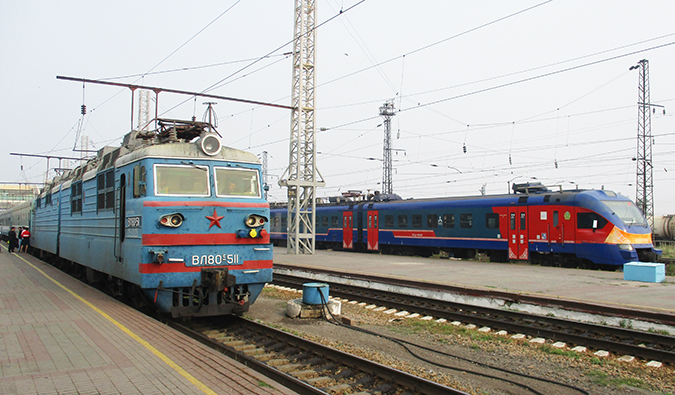 Kazakhstan trains