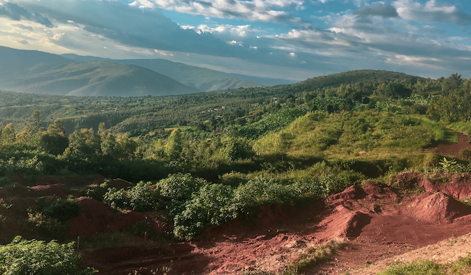 Views over the hills of Kigali