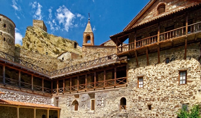 The Caves of Gareja in Georgia near the border with Azerbaijan