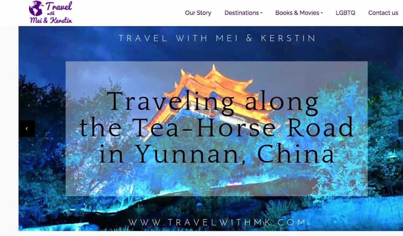 Travel with MK website screenshot