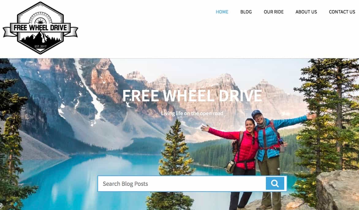 Free Wheel Drive website screenshot