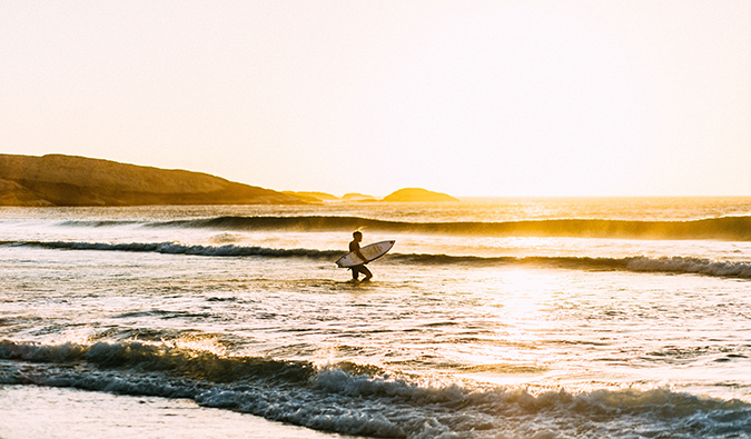 surfing i Sydafrika