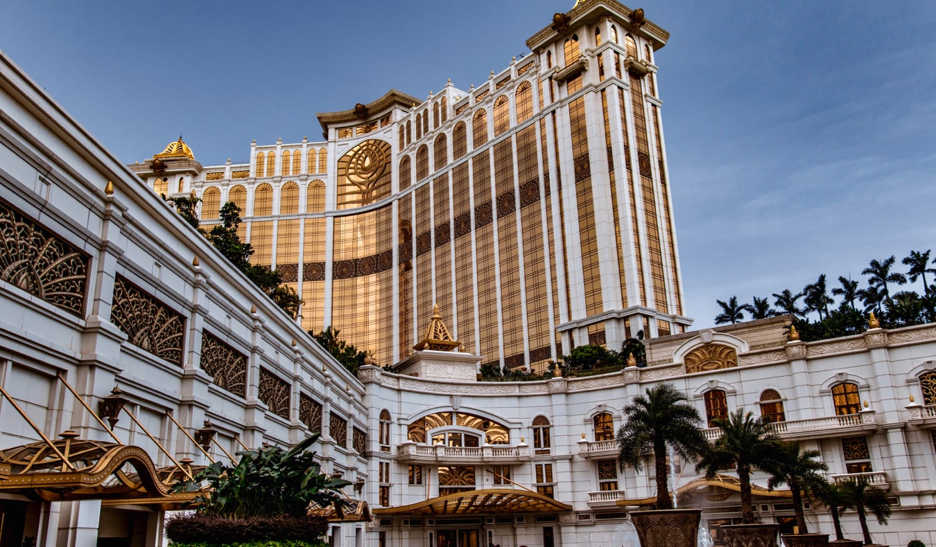 One of the many fancy casinos in Macau, China