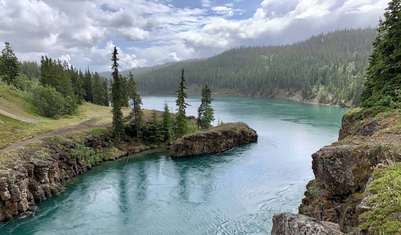 Miles Canyon near Whitehorse, Yukon, Canada