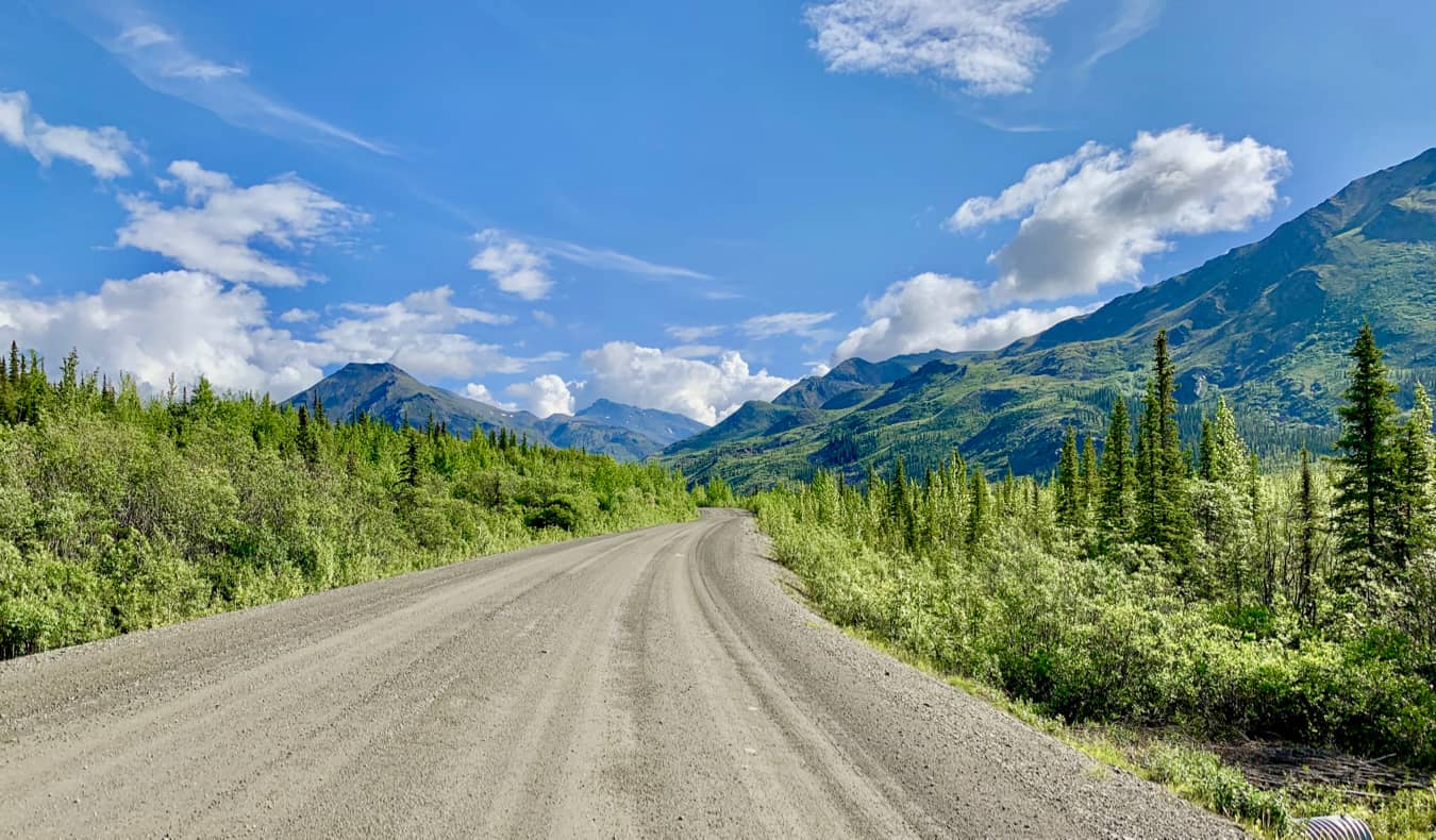 midnight sun over the Dempster highway available as Framed Prints