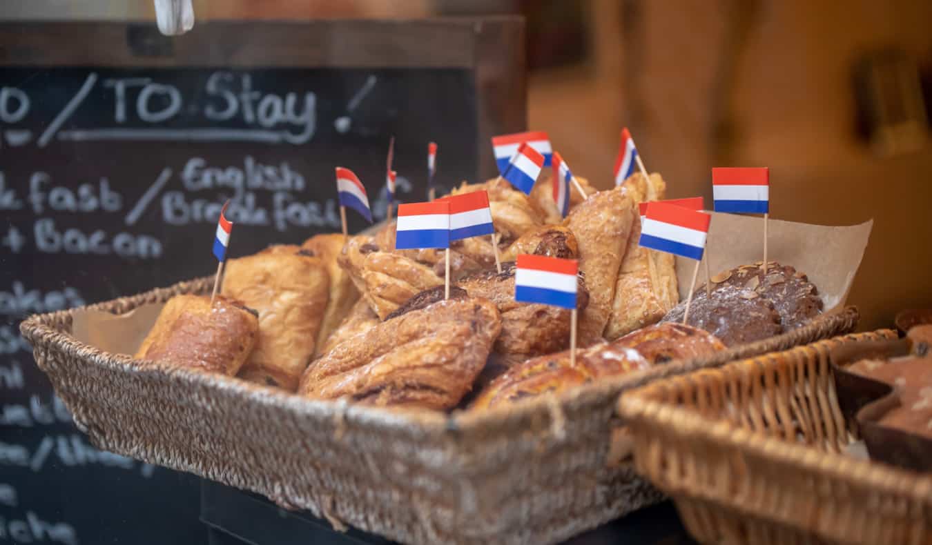 Delicious pastries at a small bakery in Amsterdam, Netherlands