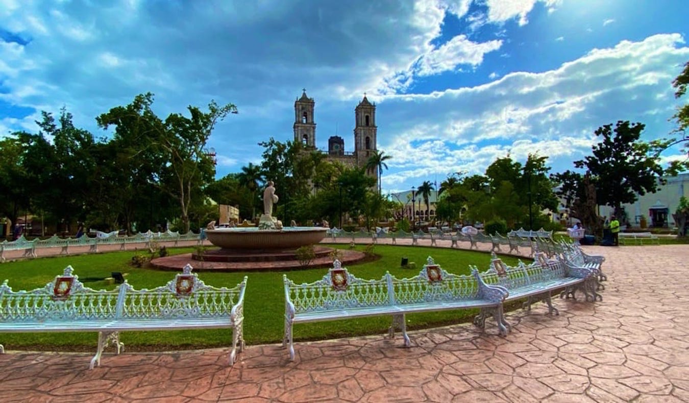 A relaxing park in Mexico