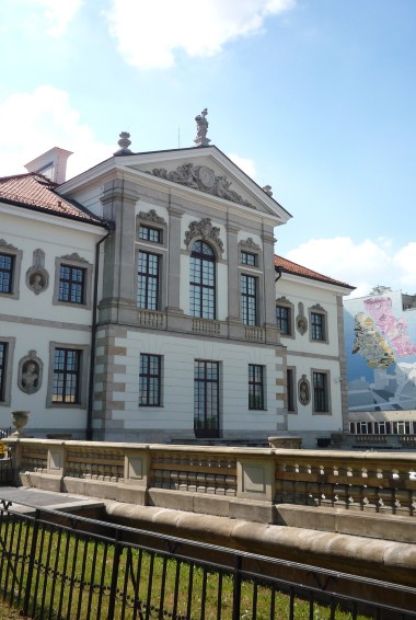 exterior of Chopin Museum in Warsaw