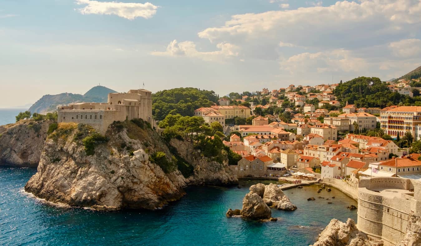 The historic old buildings of Dubrovnik, Croatia