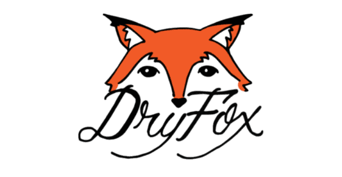 dry fox travel towel logo