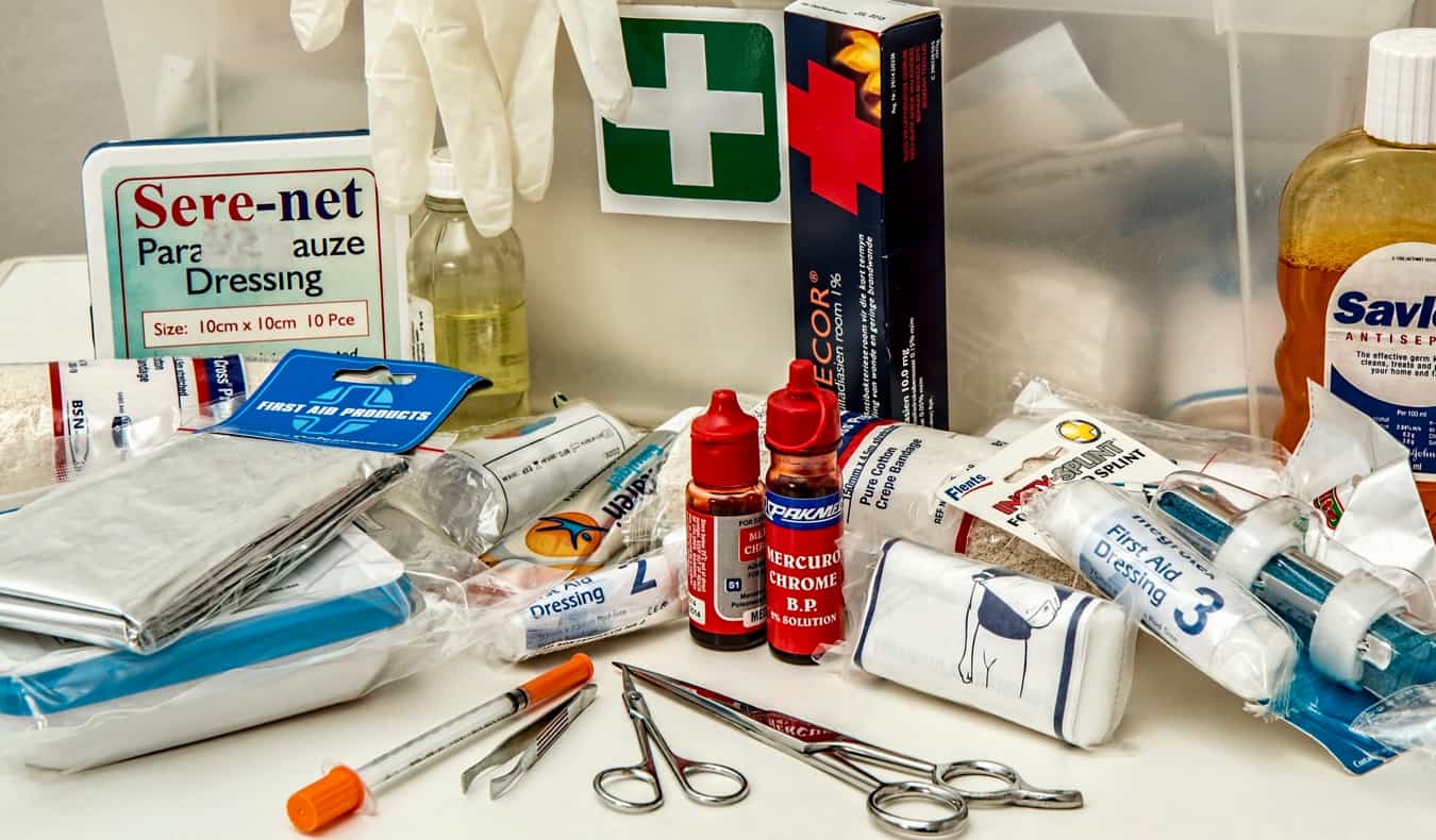 Medical equipment for a first aid kit