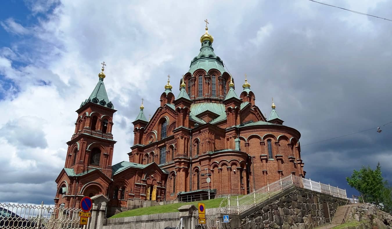 The Uspenski Cathedral in Helsinki, Finland