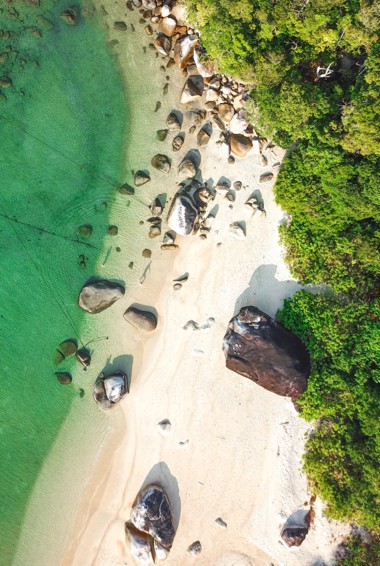 在Ko Lipe，泰国的一个美丽的海滩