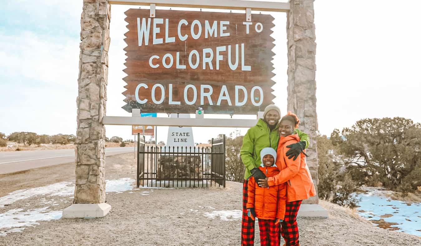 Karen from The Mom Trotter and her family in Colorado, USA