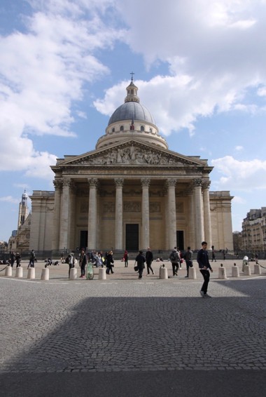 The Pantheon in Paris, France in the Latin Quarter