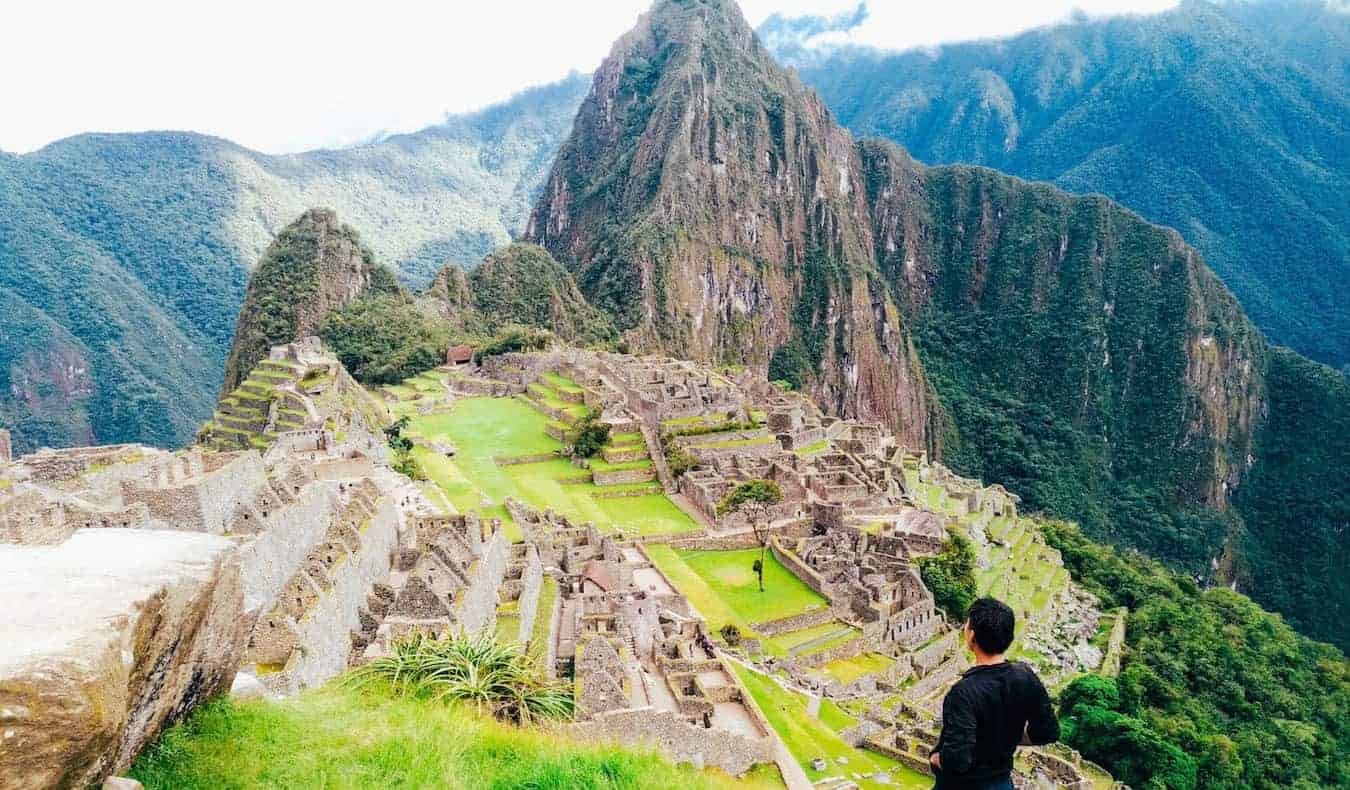 Rax, a solo digital nomad, visiting Machu Picchu