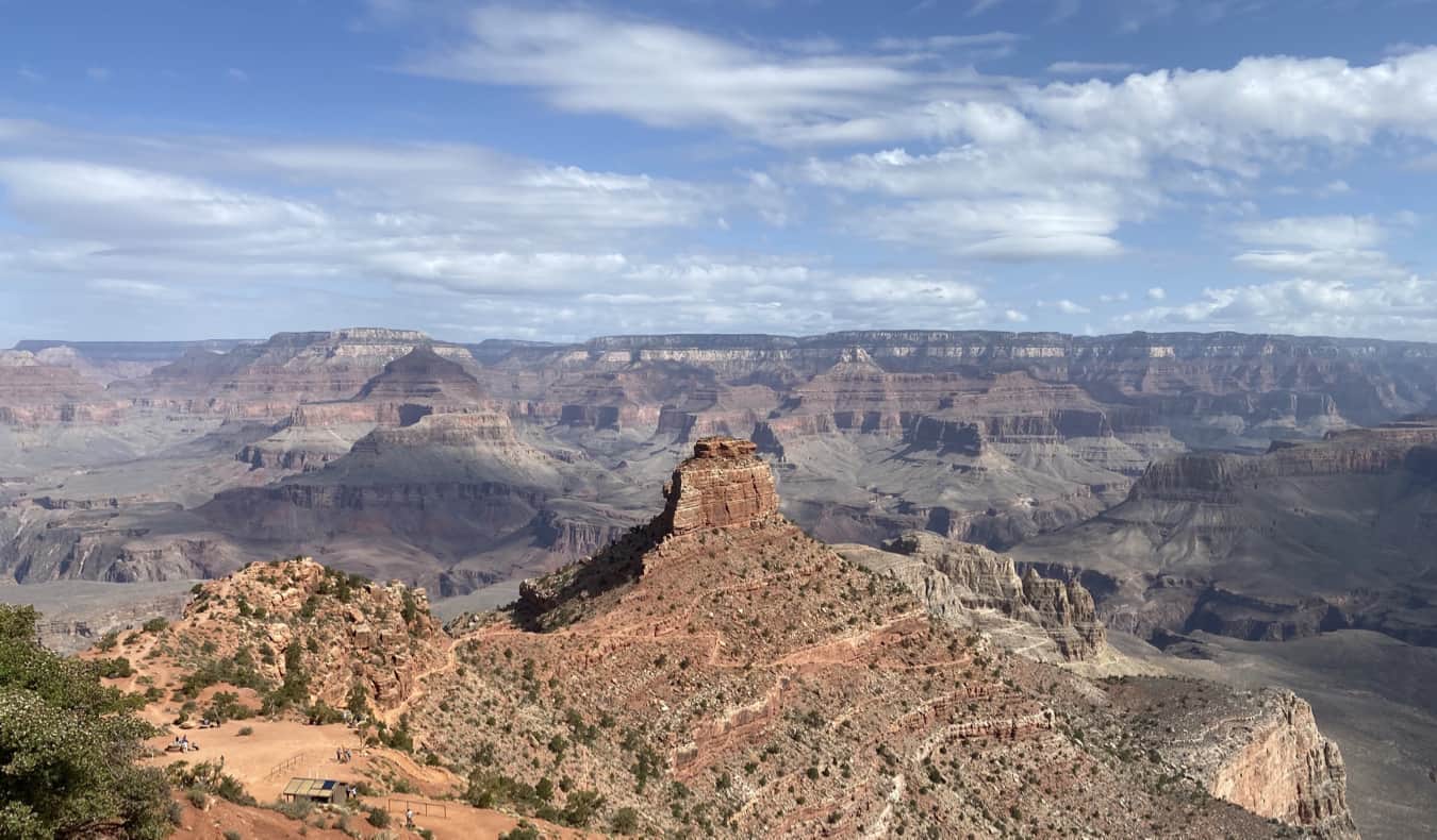 The sprawling views of the Grand Canyon in the USA