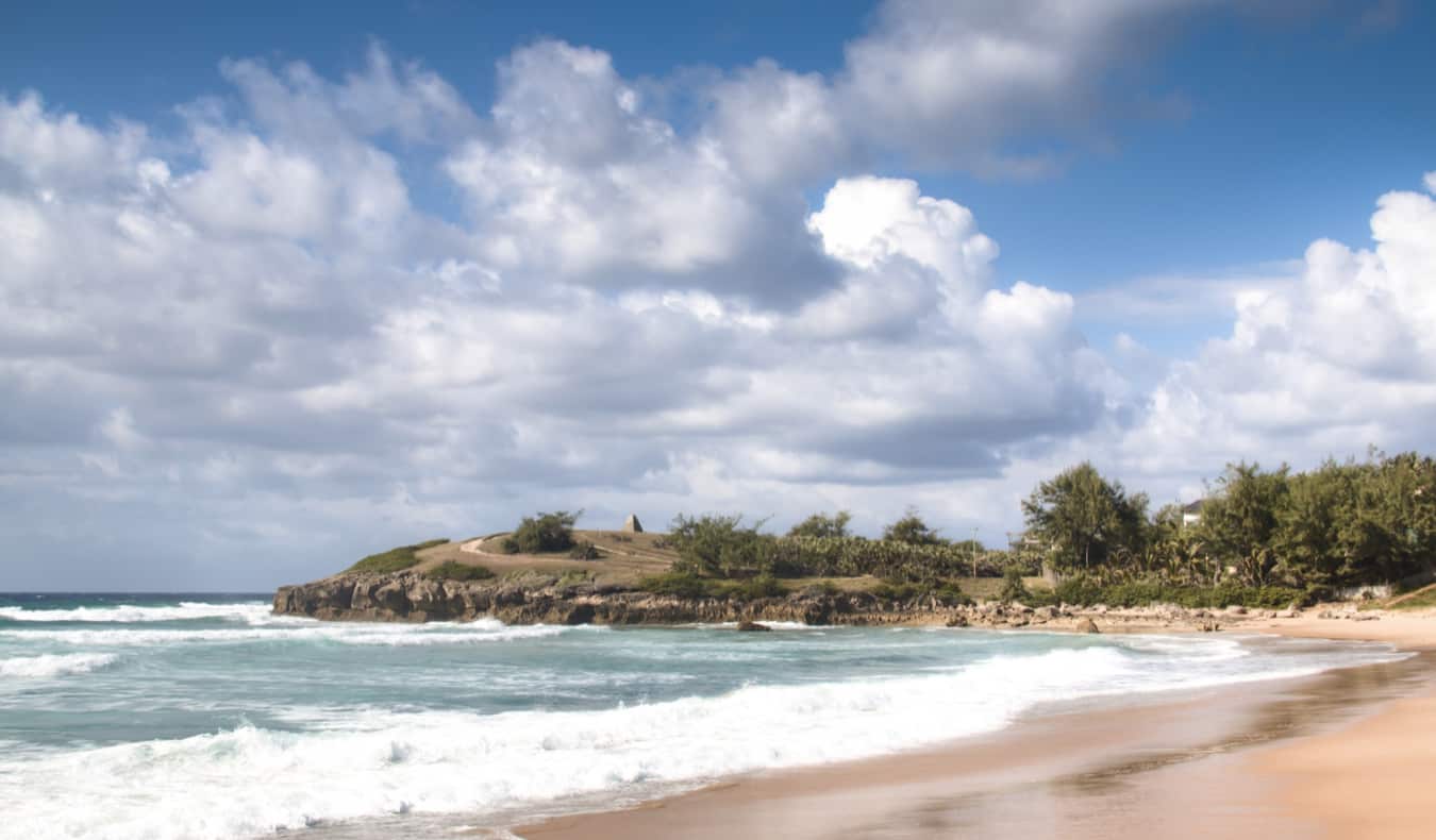 A pretty beach in Tofo, Mozambique