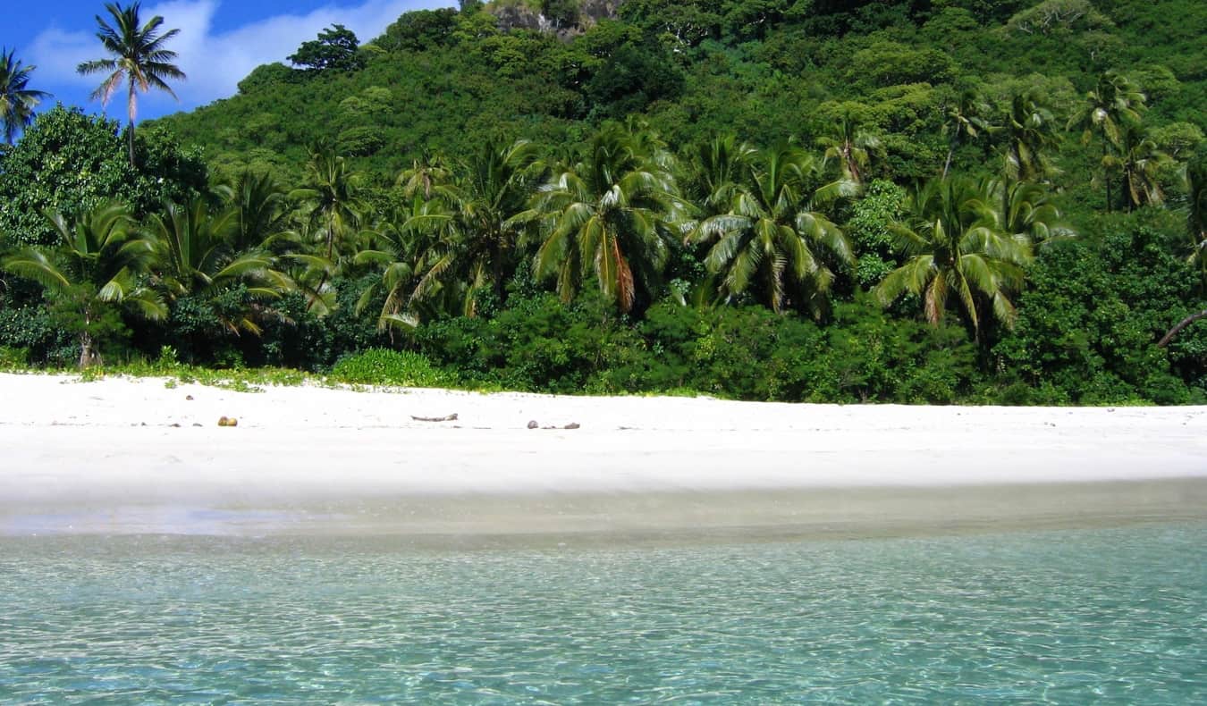 The picturesquee Yasawa Islands in Fiji