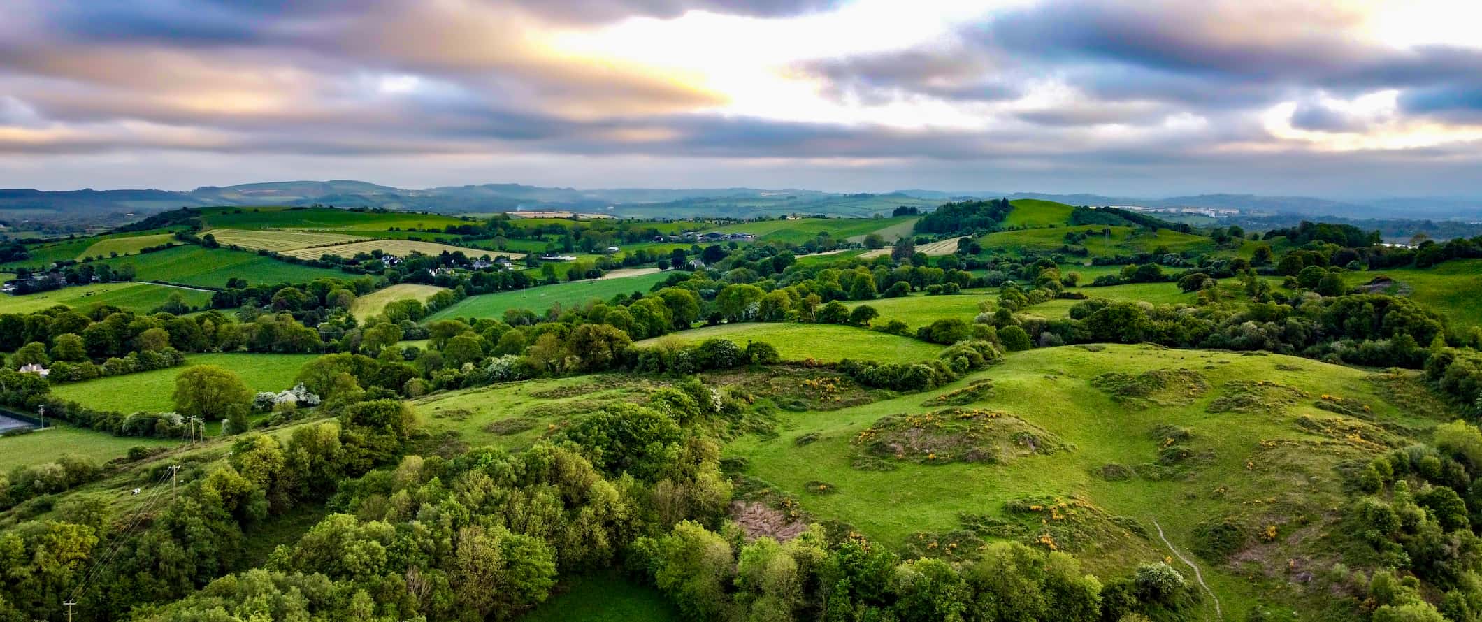 The lush, sprawling landscapes of County Cork, Ireland