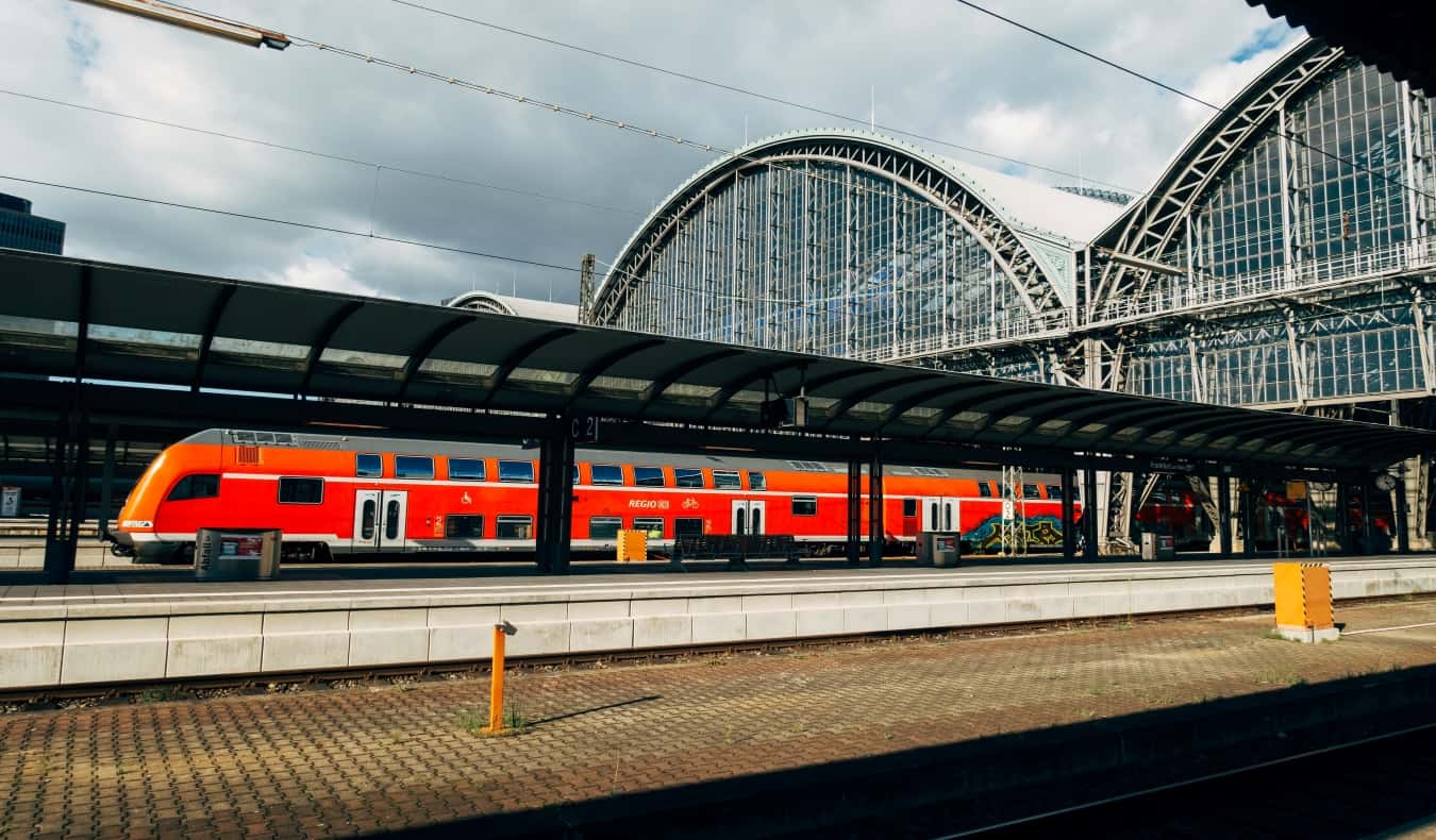 train station in Germany