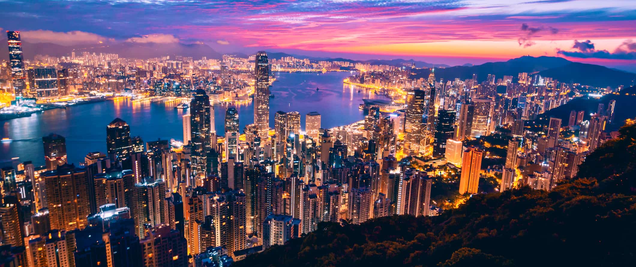 Hong Kong's stunning skyline