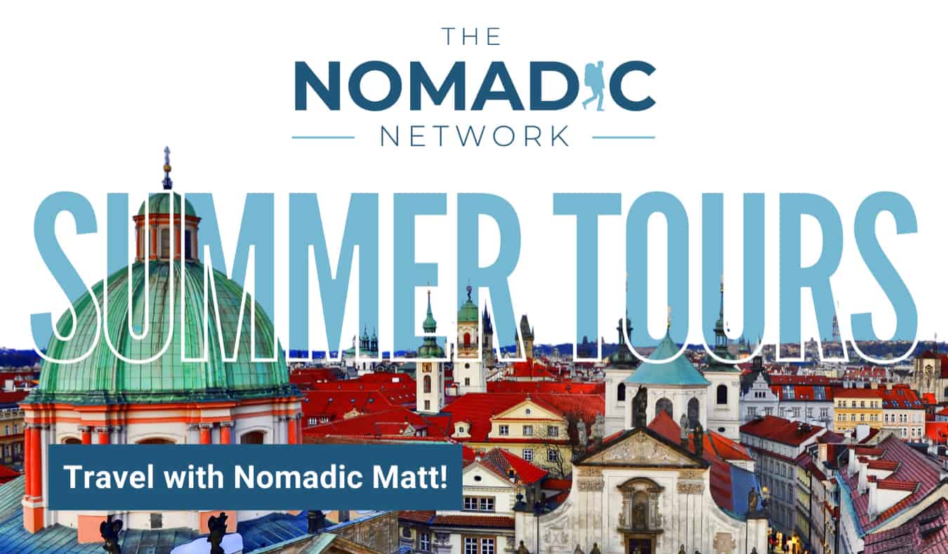 Nomadic Matt's summer Europe tours featuring the Nomadic Network