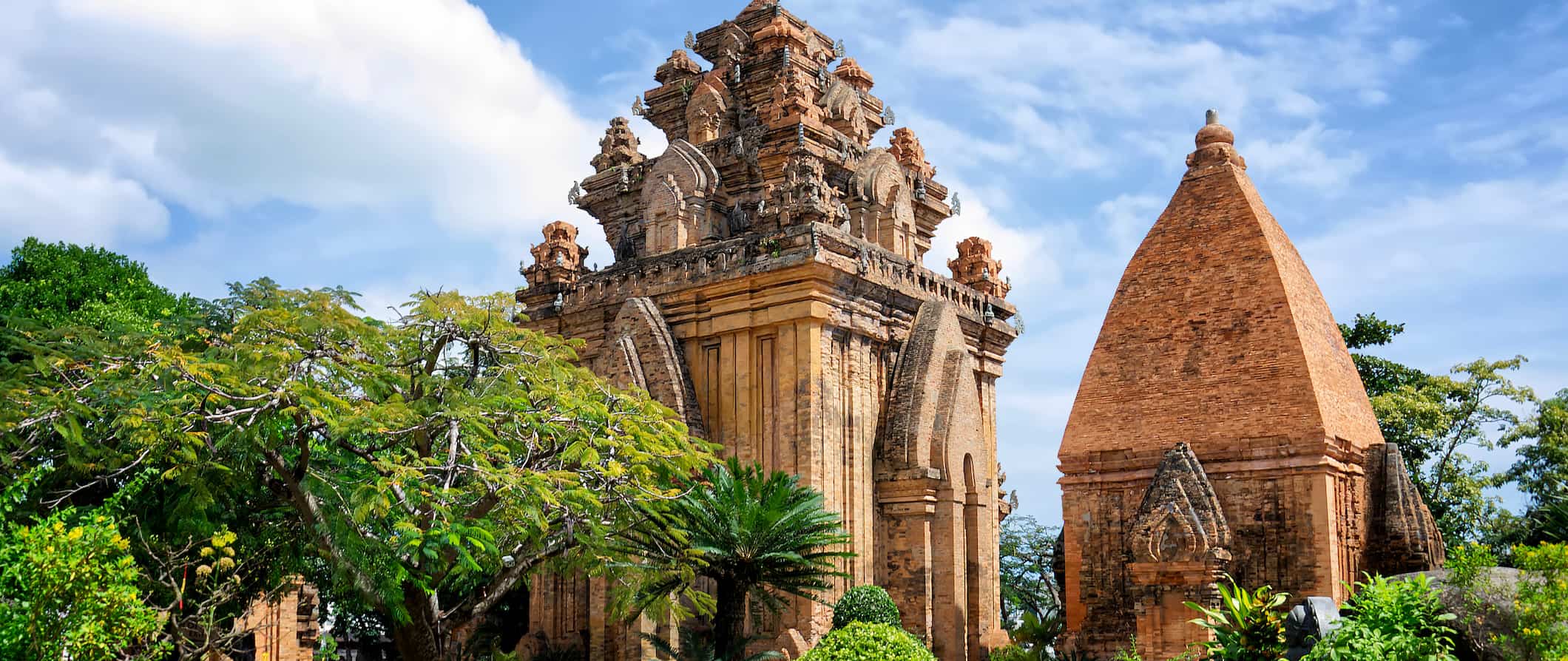 The towering Po Nagar pagoda in Nha Trang, Vietnam