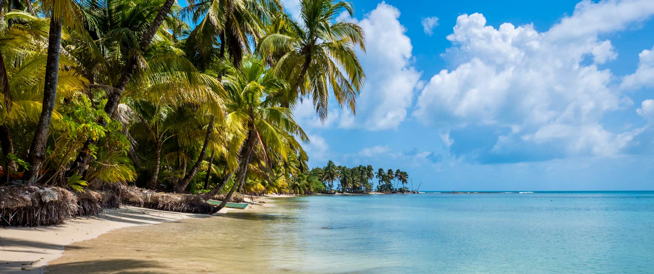 A beautiful beach lined by lush jungle in Nicaragua