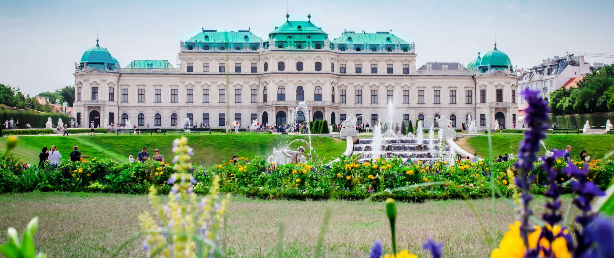 The iconic and historic Belvedere Palace in Vienna, Austria