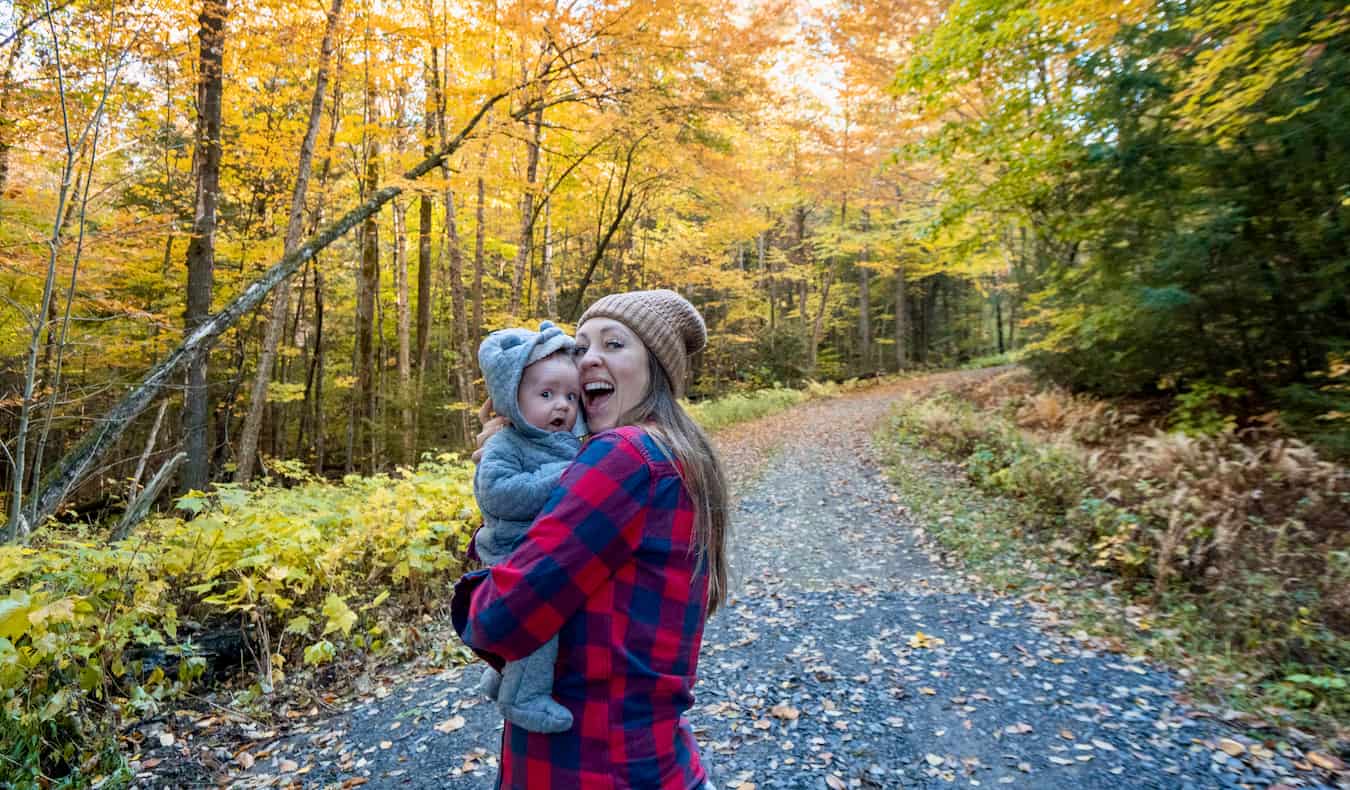 المدونة كريستين أديس تسافر مع طفلها الصغير