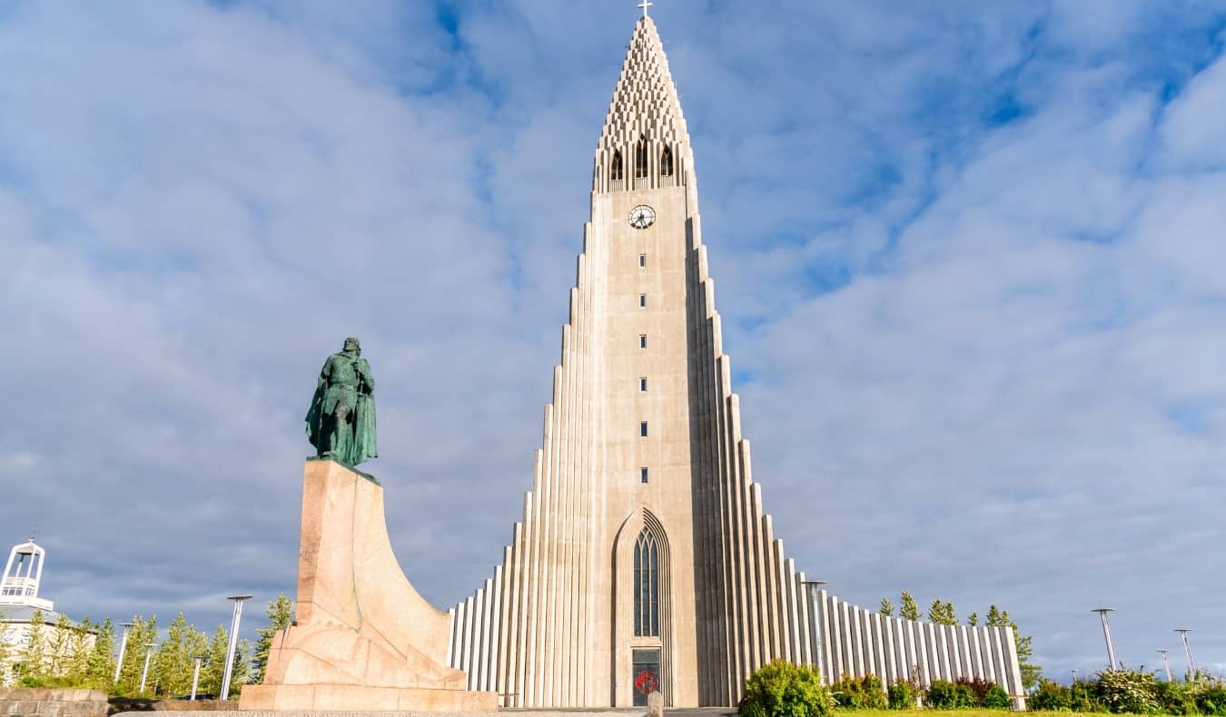 Hallgrímskirkja church in Reykjavik