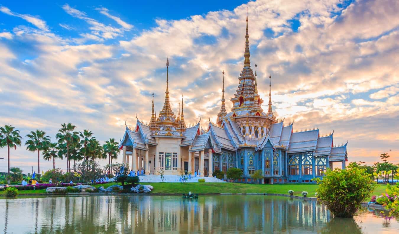 An ornate temple in Isaan's gateway city, Korat