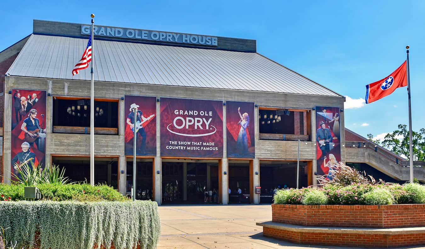 The famous Grand Ole Opry venue for country music in Nashville