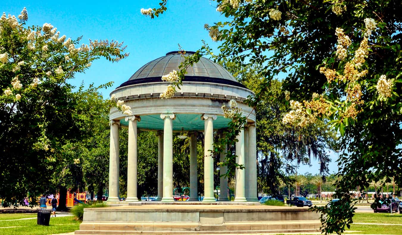 The greenery of City Park is beautiful New Orleans, USA